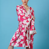 Orchid Custom Print Kimono