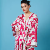 Orchid Custom Print Kimono