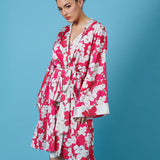 Orchid Custom Print Kimono