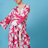 Orchid Custom Print Kimono
