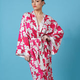 Orchid Custom Print Kimono